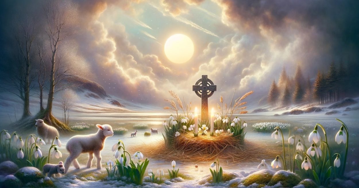 202403 De symbolen van Imbolc liggend