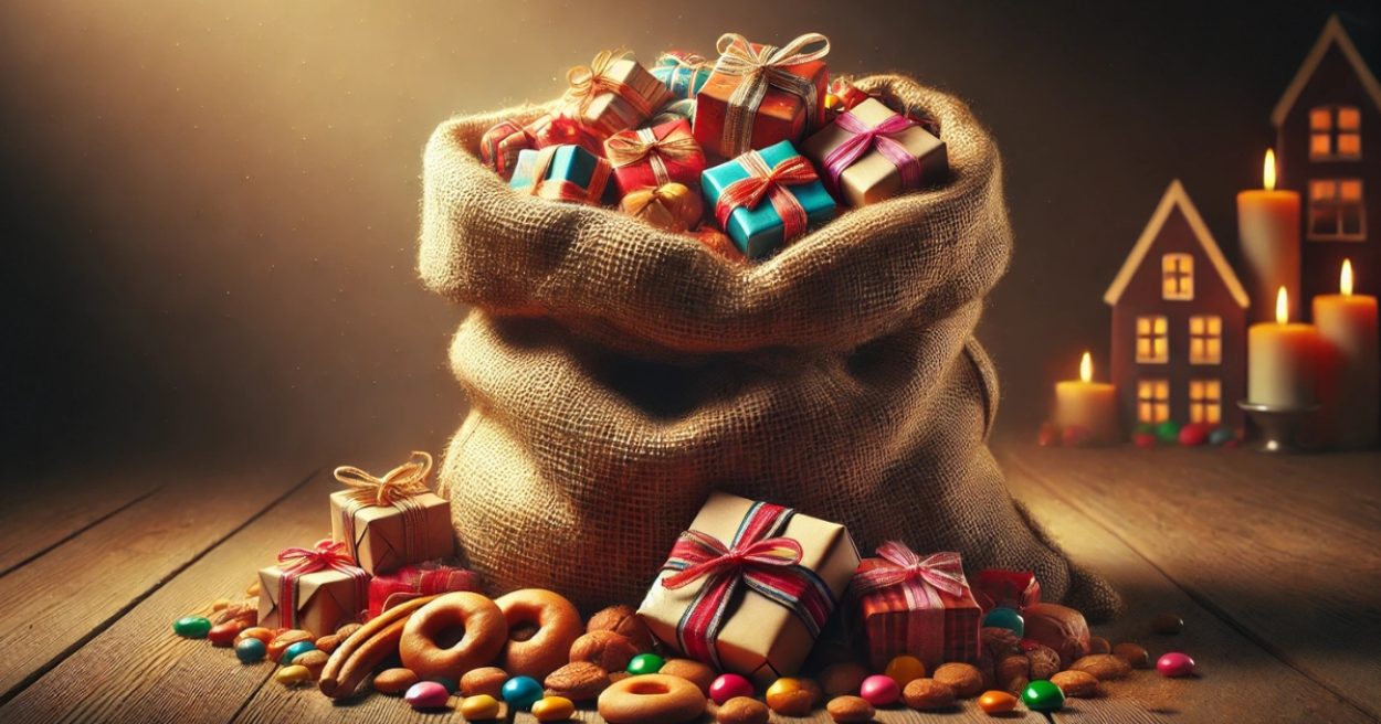 202446 Cadeaus van Sinterklaas zak